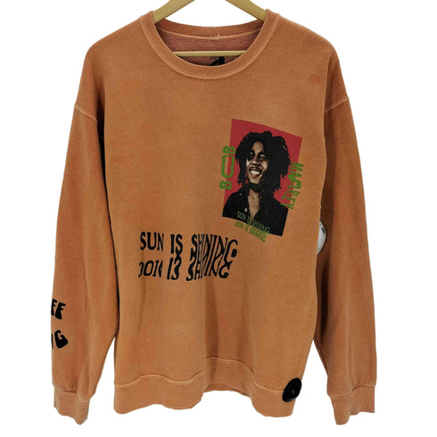 ザイオン ZION Bob marley プリントスウェット メンズ JPN:M