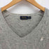 ポロラルフローレン POLO RALPH LAUREN Vネックポニー刺繍ケーブル編みニット レディース import:S