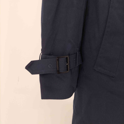 ブラックレーベルクレストブリッジ BLACK LABEL CRESTBRIDGE ジャカードクレストブリッジチェックダブルトレンチコート メンズ L