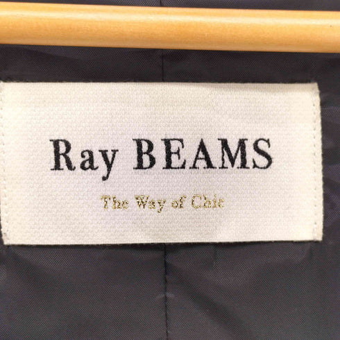 レイビームス Ray BEAMS エコレザーロングベスト レディース