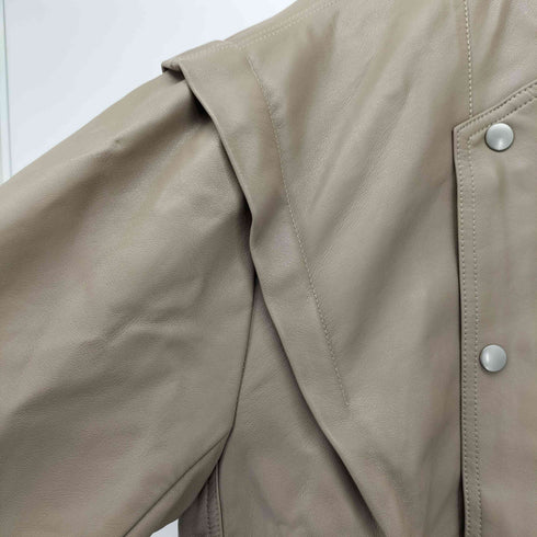 アメリ AMERI RETRO FAKE LEATHER JACKET レトロフェイクレザージャケット レディース FREE