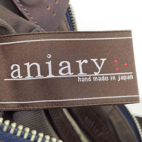 アニアリ aniary レザー ショルダー バッグ メンズ