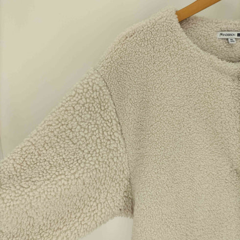 ユニクロジェイダブリューアンダーソン UNIQLO JW ANDERSON 20AW ボア フリース ノーカラー コート レディース JPN:XXL