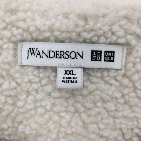 ユニクロジェイダブリューアンダーソン UNIQLO JW ANDERSON 20AW ボア フリース ノーカラー コート レディース JPN:XXL