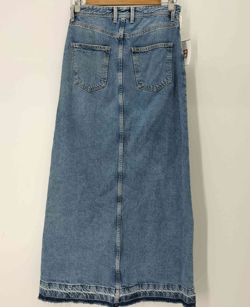 ザラ ZARA ダメージ加工スリットデニムスカート レディース JPN:XS
