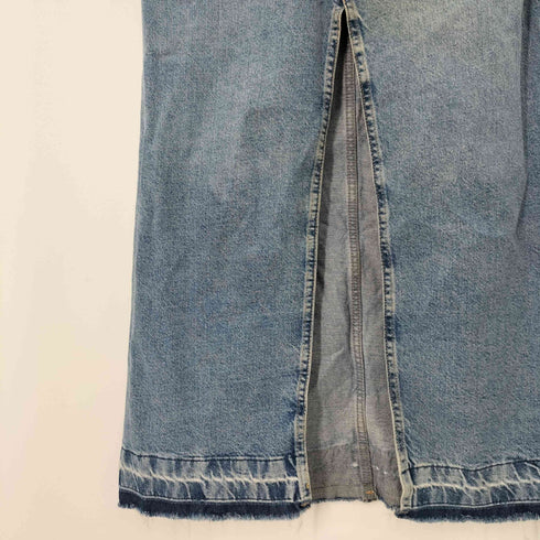 ザラ ZARA ダメージ加工スリットデニムスカート レディース JPN:XS
