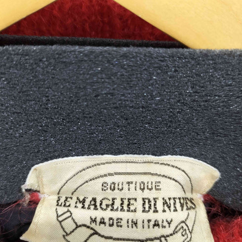 LE MAGLIE DI NIVES フェザーデザインニットカーディガン レディース