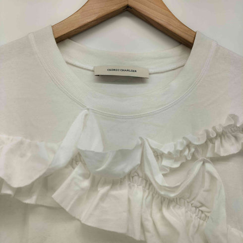 セドリックシャルリエ Cedric Charlier リボンTシャツ レディース
