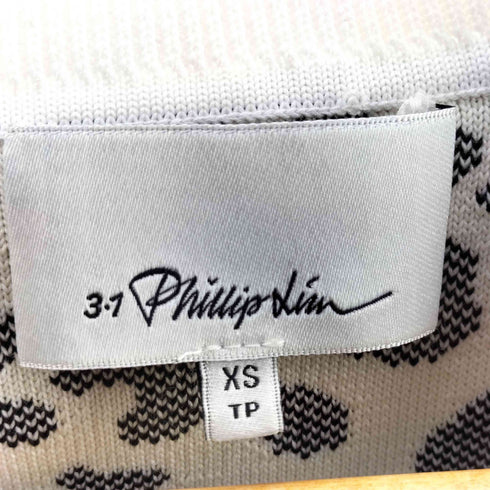 スリーワンフィリップリム 3.1 phillip lim レオパードジャガードセーター レディース import:XS