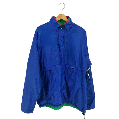 パタゴニア patagonia 88AW USA製 グリセードプルオーバージャケット ブライトグリーン エレクトリックブルー メンズ import:XL