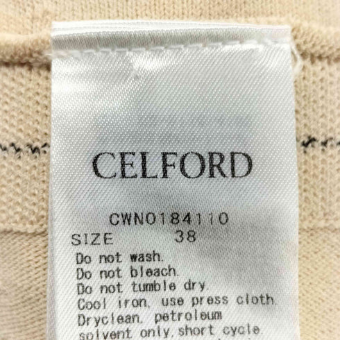 セルフォード CELFORD ドット柄ジャカードニットOP レディース JPN:38