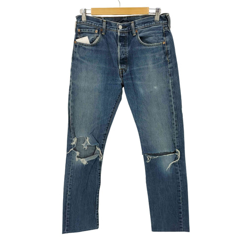 リーバイス Levis 501 ボタンフライ ダメージ加工 デニムパンツ メンズ W32 L38