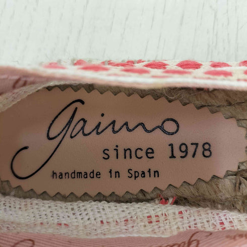 ガイモ GAIMO スペイン製 ALPAR BAND エスパドリーユ サンダル レディース EUR:37