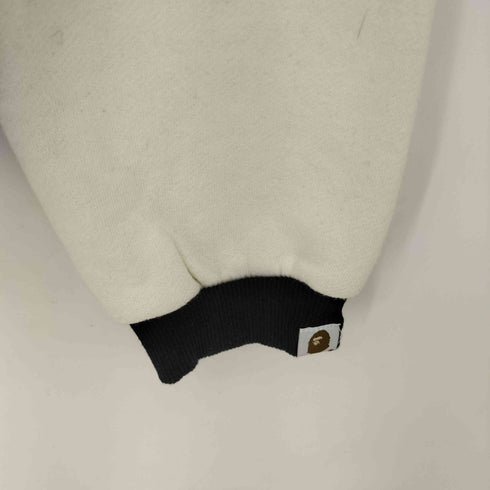 アベイシングエイプ A BATHING APE ワッペン付き スウェットスタジャン メンズ JPN:L
