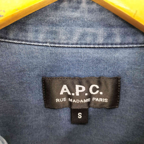 アーペーセー A.P.C. 1ポケット A.P.C. ボタンダウン デニムシャツ メンズ import:S