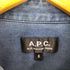 アーペーセー A.P.C. 1ポケット A.P.C. ボタンダウン デニムシャツ メンズ import:S