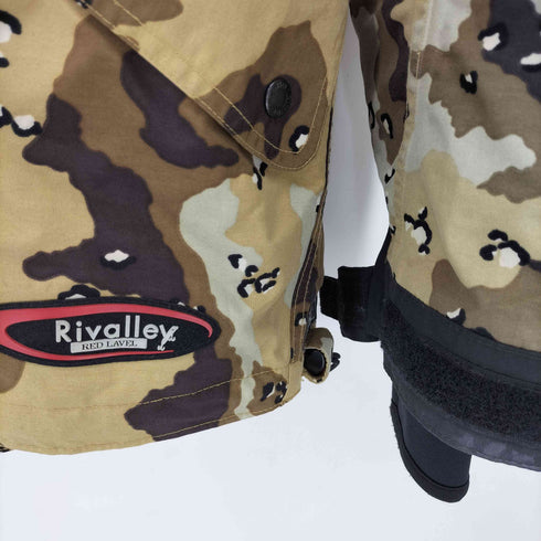 Rivalley チョコチップカモ ナイロンマウンテンパーカー メンズ import:L