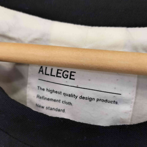 アレッジ ALLEGE ウール サイドジップカットソー L/S メンズ