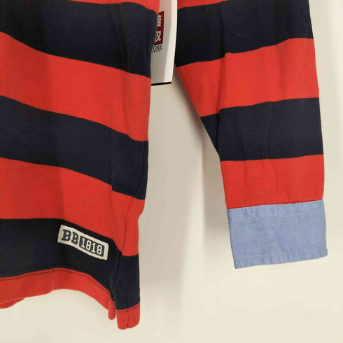 ブルックスブラザーズ BROOKS BROTHERS 袖切替 ボーダー ポロシャツ メンズ import:L