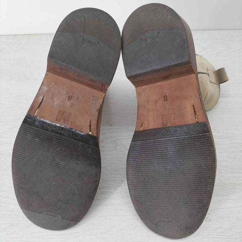 M バックジップレザーブーツ メンズ UK:8
