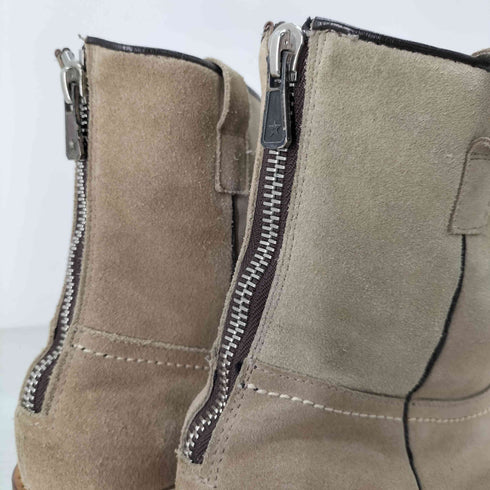 M バックジップレザーブーツ メンズ UK:8
