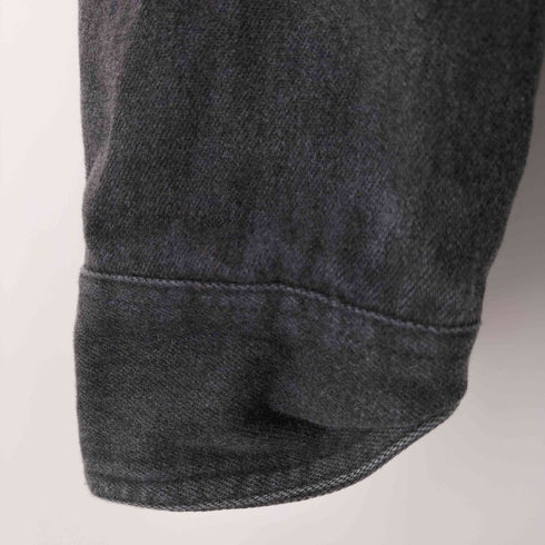 ギャップ Gap 00S OLD ブラックデニムスナップボタンシャツ レディース JPN:M