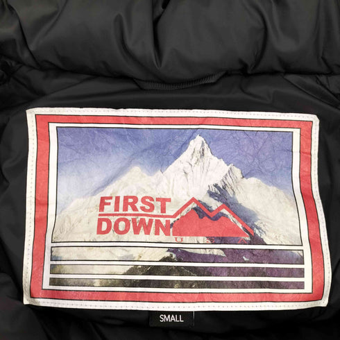 ファーストダウン FIRST DOWN 別注 パネルショートダウンジャケット メンズ JPN:S