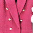 ザラ ZARA 金ボタンダブルツイードジャケット レディース import:XS