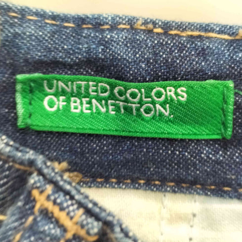 ユナイテッドカラーズオブベネトン UNITED COLORS OF BENETTON ライトウェイト スリット デニム スカート レディース 42