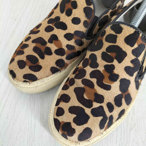 エーエムビー AmB レオパードハラコスリッポン レディース 35