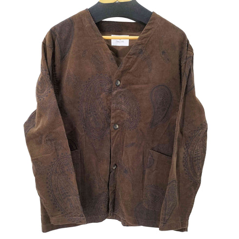 アーバンリサーチサニーレーベル URBAN RESEARCH Sonny Label ペイズリー柄コーデュロイカーディガン メンズ JPN:M