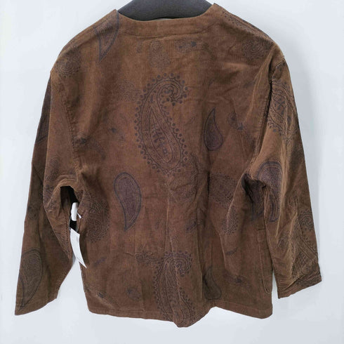 アーバンリサーチサニーレーベル URBAN RESEARCH Sonny Label ペイズリー柄コーデュロイカーディガン メンズ JPN:M