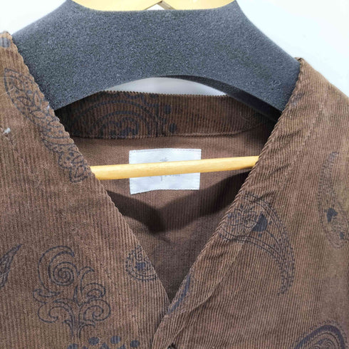アーバンリサーチサニーレーベル URBAN RESEARCH Sonny Label ペイズリー柄コーデュロイカーディガン メンズ JPN:M