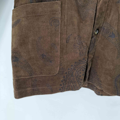 アーバンリサーチサニーレーベル URBAN RESEARCH Sonny Label ペイズリー柄コーデュロイカーディガン メンズ JPN:M