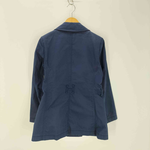 トミーヒルフィガー TOMMY HILFIGER 裏地ボーダー柄 シュート丈 トレンチコート レディース JPN:S