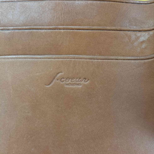 Scoeur sufida ワニ革 マネークリップ 二つ折り 財布 メンズ