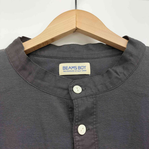 ビームスボーイ BEAMS BOY ショートヘンリーネックカーディガン レディース