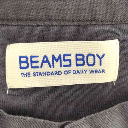 ビームスボーイ BEAMS BOY ショートヘンリーネックカーディガン レディース