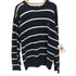 トミーヒルフィガー TOMMY HILFIGER 90S カレッジロゴ刺繍 ボーダー ニット セーター メンズ import:XL