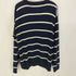 トミーヒルフィガー TOMMY HILFIGER 90S カレッジロゴ刺繍 ボーダー ニット セーター メンズ import:XL