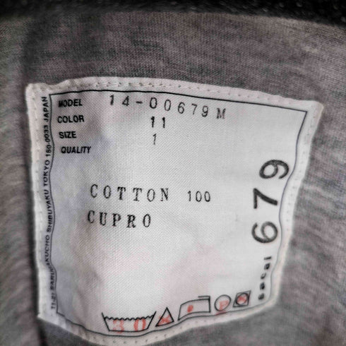 サカイ Sacai カットソー 異素材ミックス バイカラー Tシャツ メンズ JPN:1