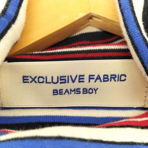 ビームスボーイ BEAMS BOY マルチ ボーダー リブ タートルネック カットソー レディース