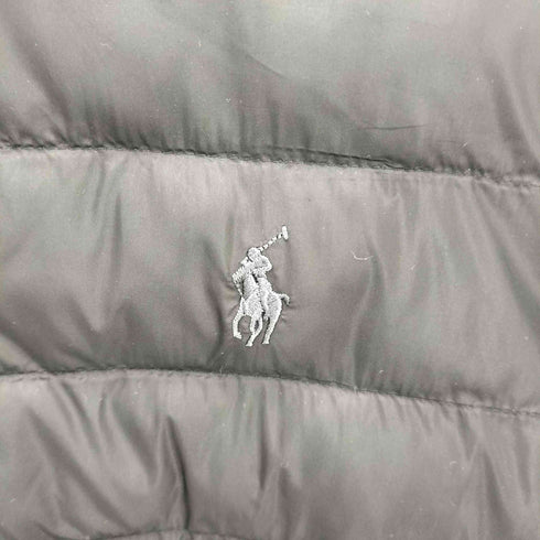 ポロラルフローレン POLO RALPH LAUREN ポニー 同色 刺繍 異素材切替 中綿 ナイロン ジャケット チンスト メンズ import:S