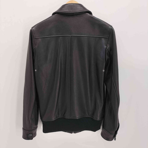 アーペーセー A.P.C. MOTO BLOUSON モトブルゾン シープレザー ジップアップ ジャケット メンズ import:XS