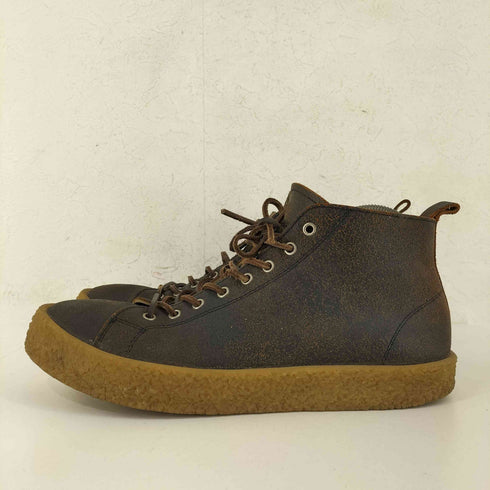 コムデギャルソンオム COMME des GARCONS HOMME クラックレザー ガムソール ハイカットスニーカー メンズ 26 1/2
