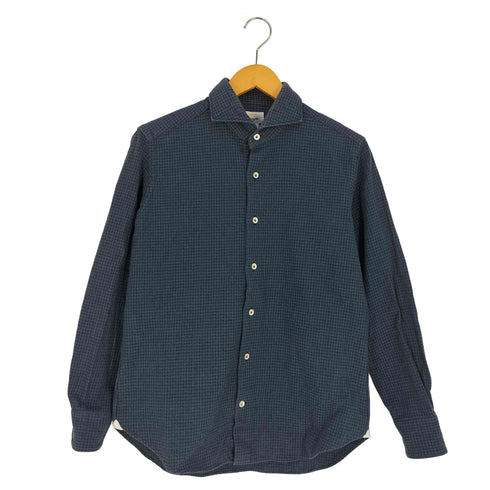 ジャンネット giannetto 総柄 slim fit ワイドカラー シャツ メンズ 16 1/2 42