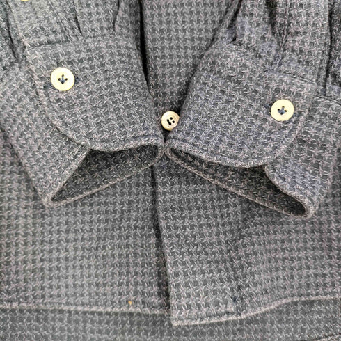 ジャンネット giannetto 総柄 slim fit ワイドカラー シャツ メンズ 16 1/2 42