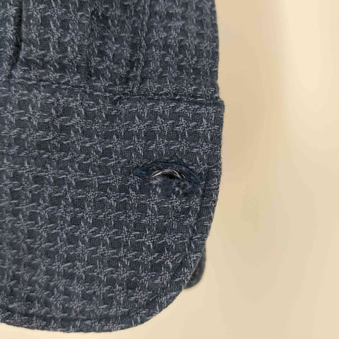 ジャンネット giannetto 総柄 slim fit ワイドカラー シャツ メンズ 16 1/2 42
