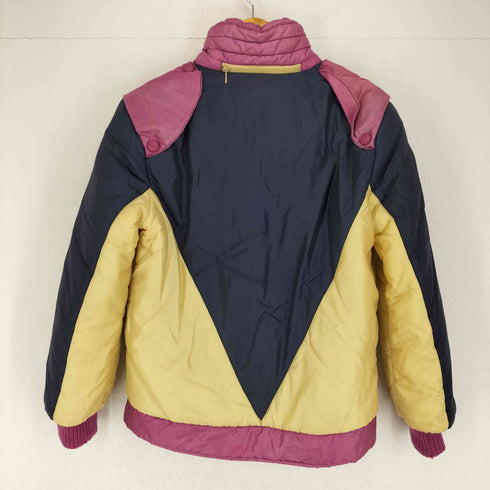 エレッセ ellesse 80S~ MADE IN ITALY マルチカラ―切替中綿ジャケット メンズ 46