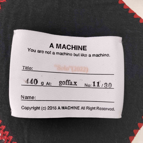 A MACHINE Diamond Cartoon Scarf domestic メンズ